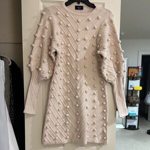 Vici Exclusive X Fate Northstar Pom Sweater Dress